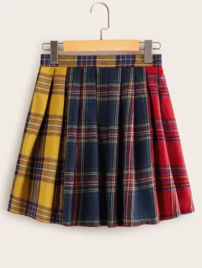 Tartan Short Plus Size Skirts