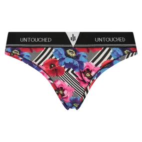 Trendy Flowers Thong Sample