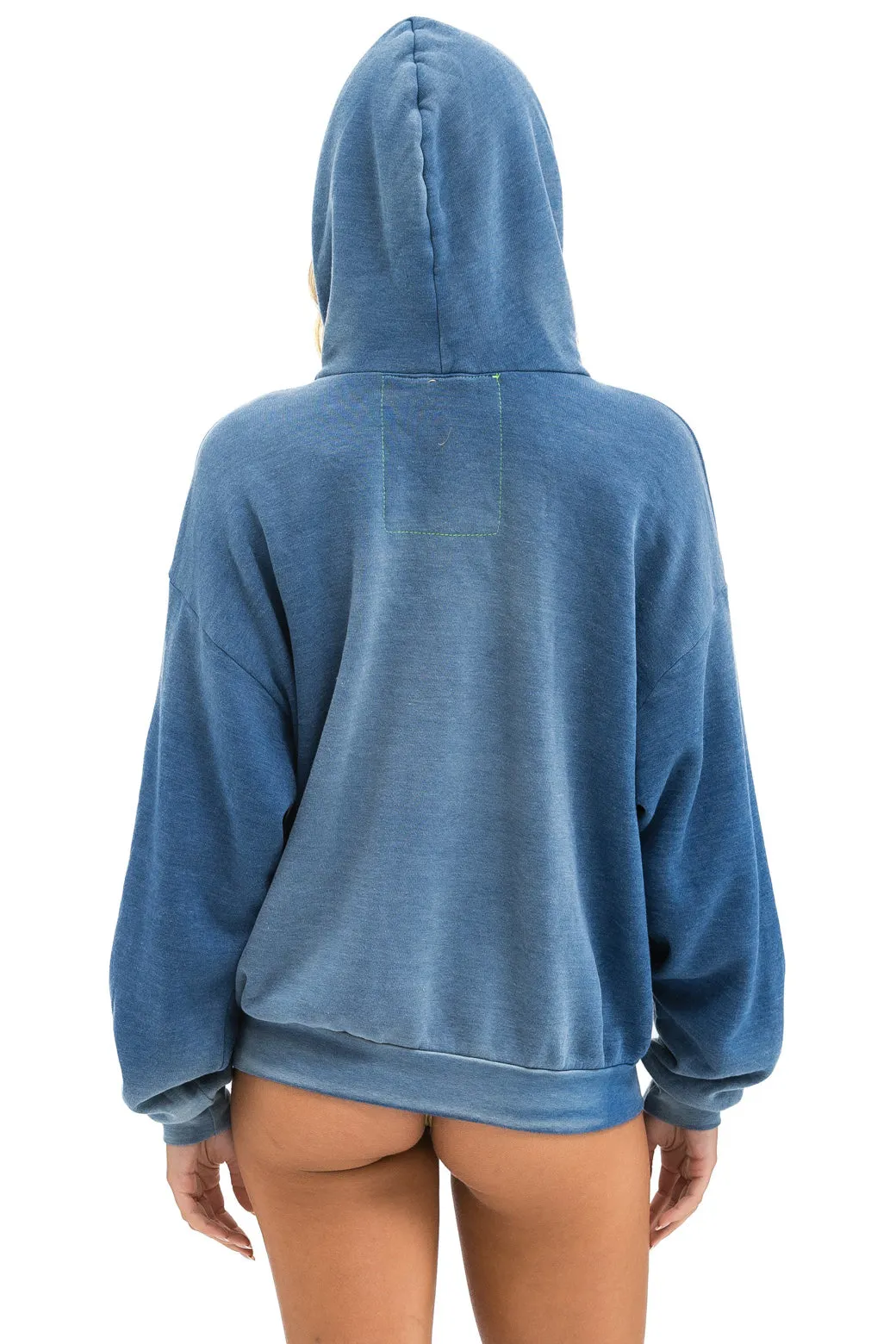 VINTAGE LOGO RELAXED PULLOVER HOODIE - FADED WATER