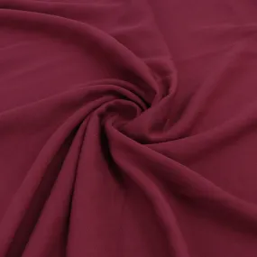 Viscose Twill - Burgundy Red - END OF BOLT 75cm