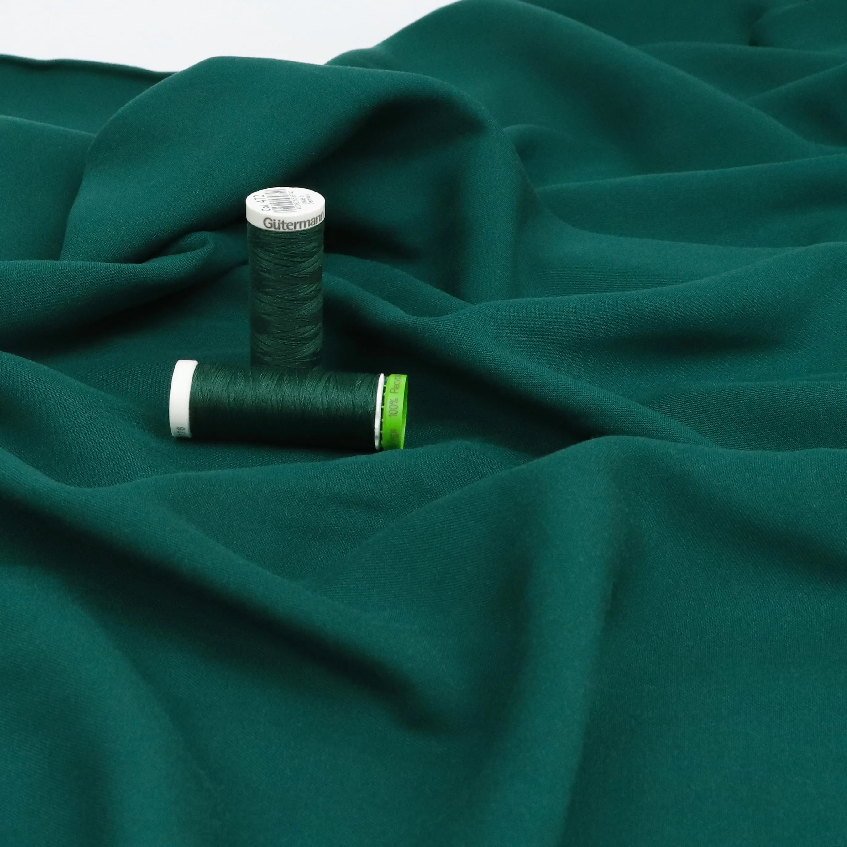 Viscose Twill - Green - END OF BOLT 61cm